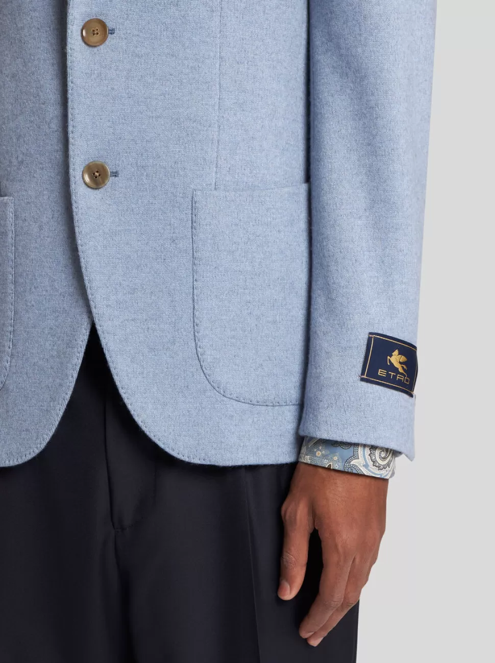 Herren ETRO BLAZER AUS WOLLE UND KASCHMIR