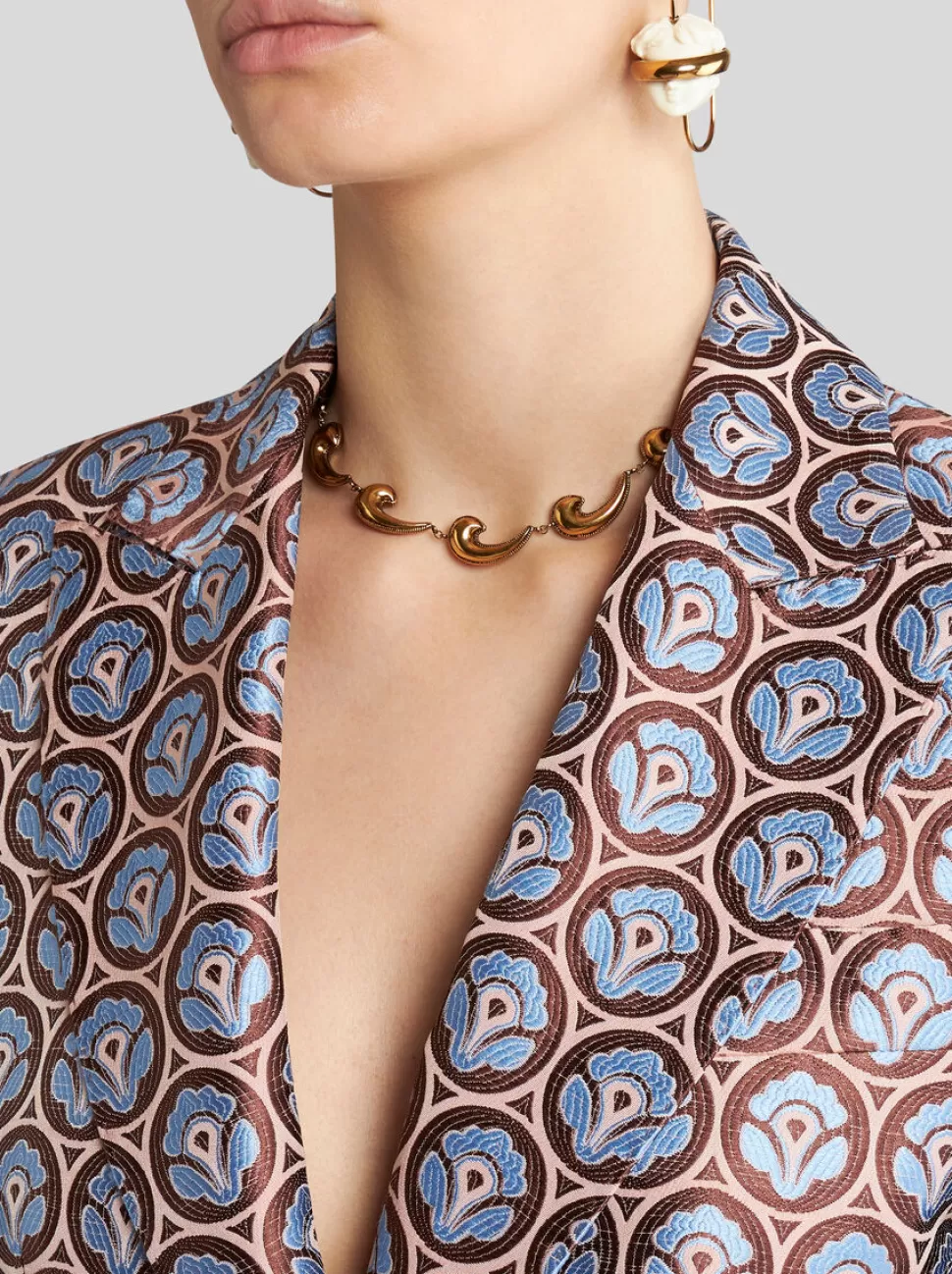 Damen ETRO JACKE AUS GLÄNZENDEM JACQUARD