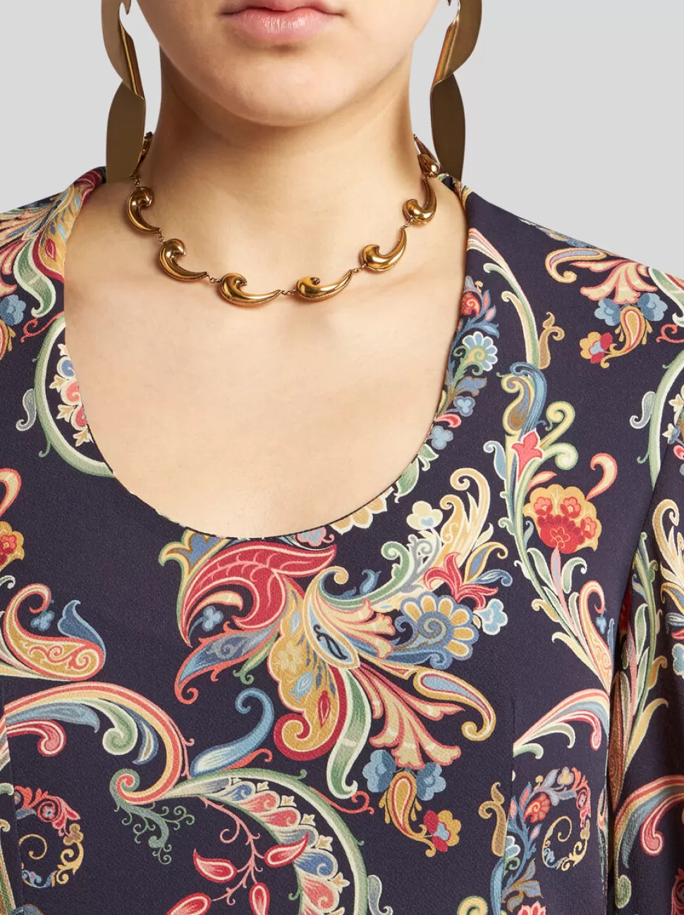 Damen ETRO MIDIKLEID MIT PAISLEY-PRINT