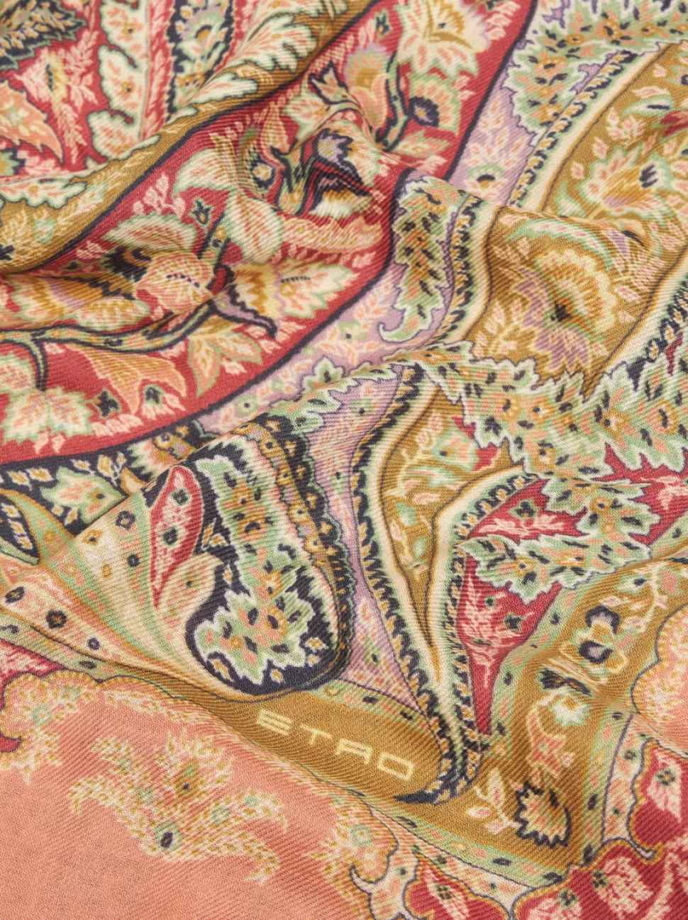 Damen ETRO SCHULTERTUCH AUS WOLLE UND SEIDE MIT PRINT